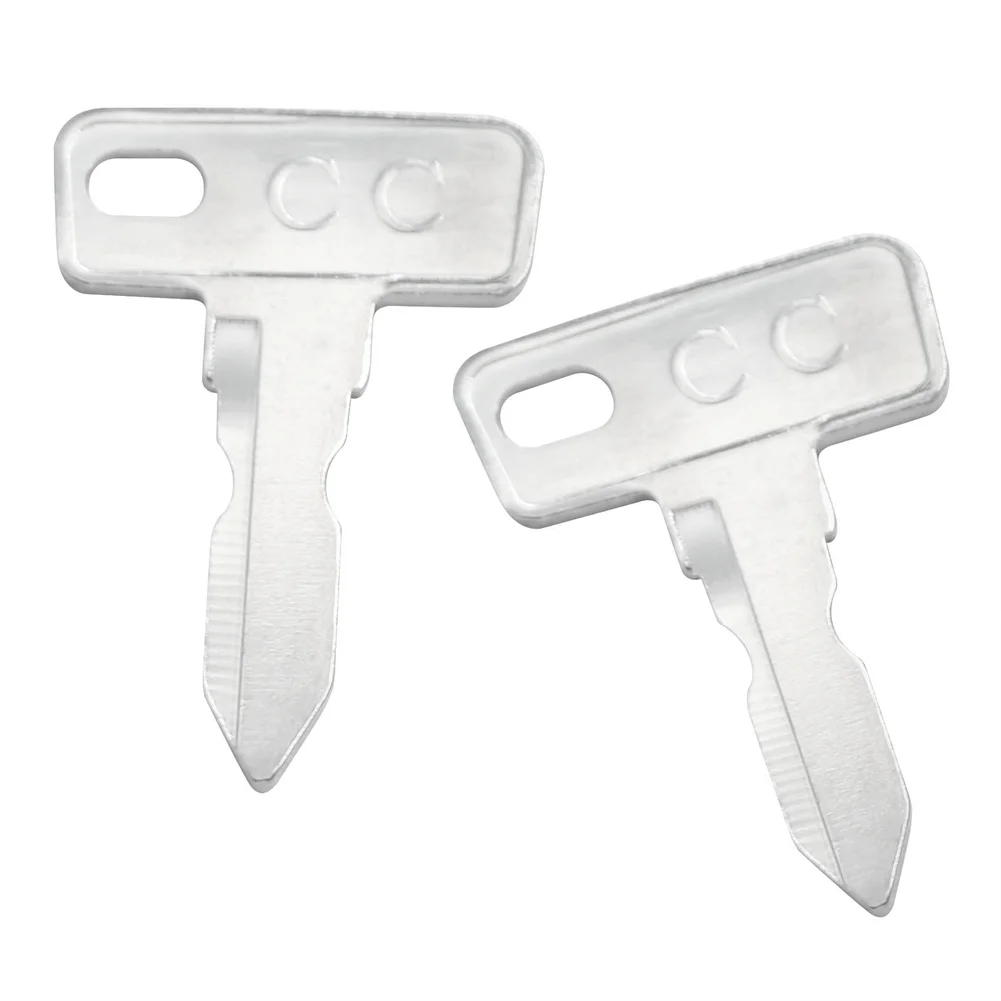 For DS Golf Cart Ignition Key Switch 1012505 for PRECEDENT Compatible Lock Silver Metal Keys 2.65 x 3.8 cm Two Pieces