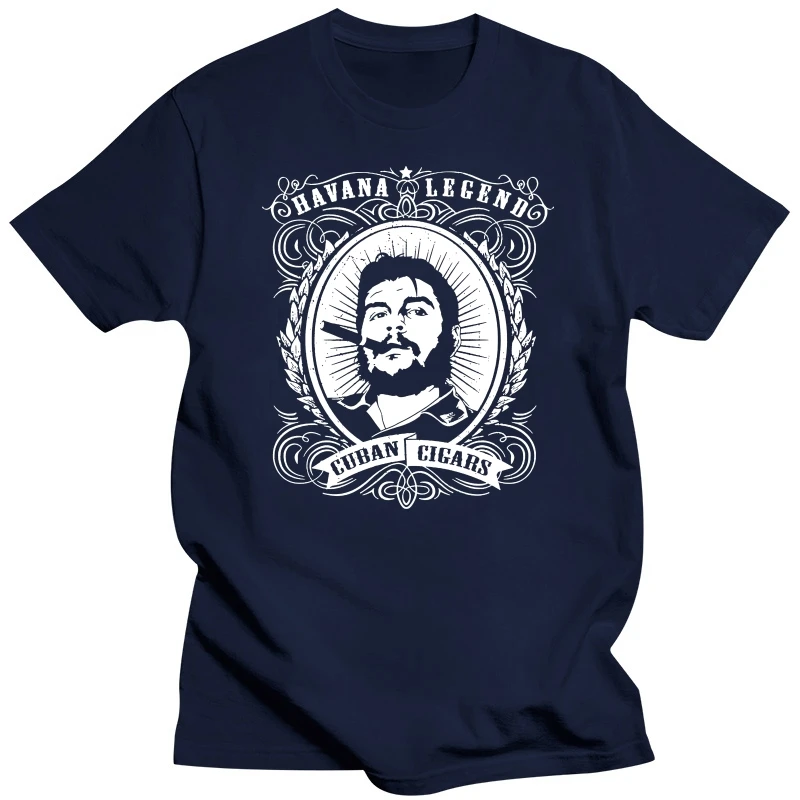 Men T-Shirt Che Guevara Havana Exciting Cuban Cigars Revolution S-3XL CC6415 Brand Cotton Men Clothing Male Slim Fit T Shirt