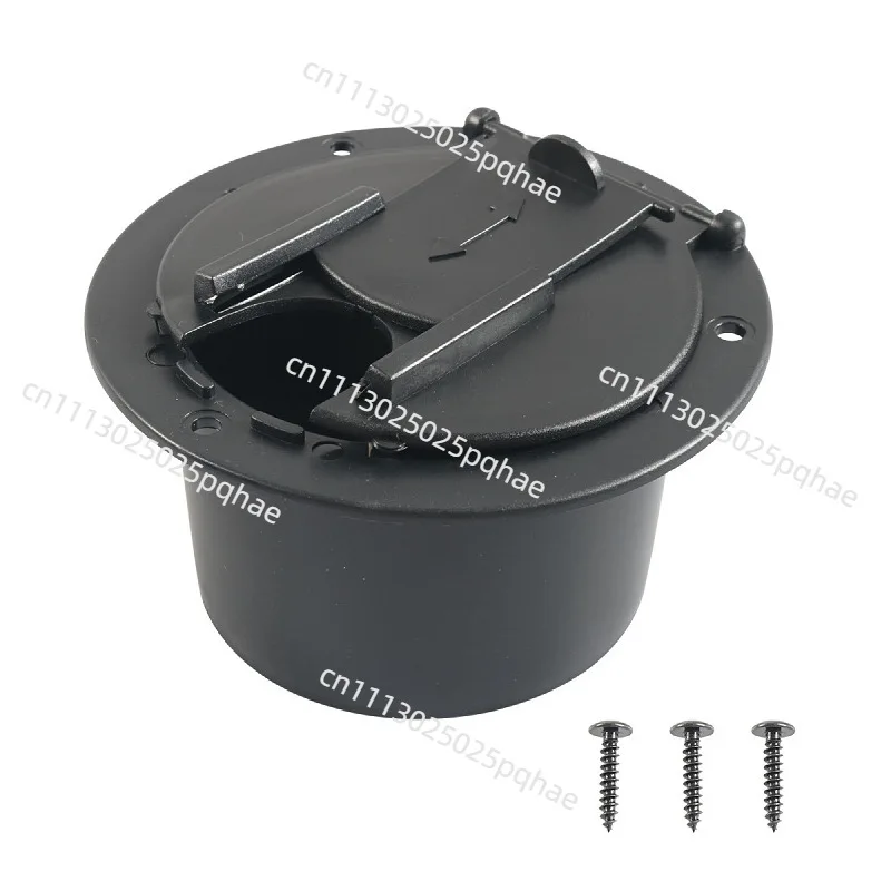 RV Accessories Round Wire Hatch Cover Lockable Junction Box Plug Storage Box
