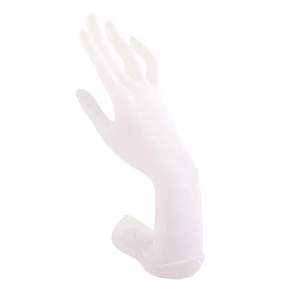 Matte White Resin Mannequin Hand Jewelry Display Holder Rings Bracelets Watches Stand Suitable for Store Or Home