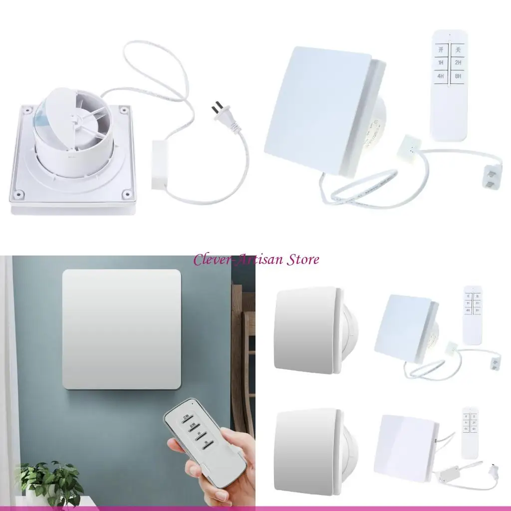 

E06B Venting Fan for Toilet & Kitchen Easy Installs Bathroom Ventilators Moisture Det