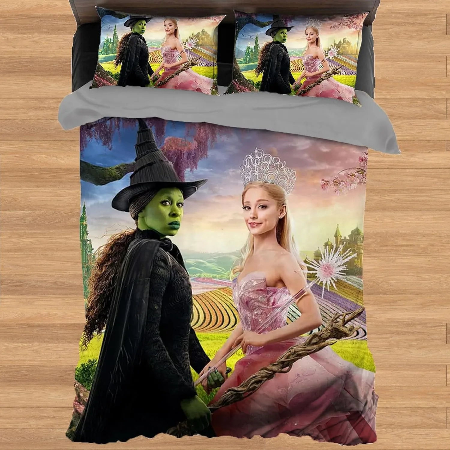 

Wicked Duvet Cover Pillowcase Hot Sale Anime Bedding Set Adult Children Bedroom Decoration Gift Single Double Large Size