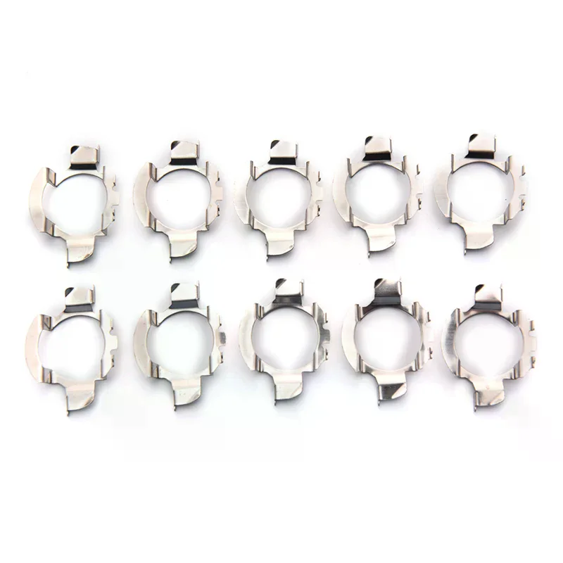 10 قطعة H7 محول كشافات المقبس سيارة Led لمبة حامل قاعدة مصابيح ل D101 #4