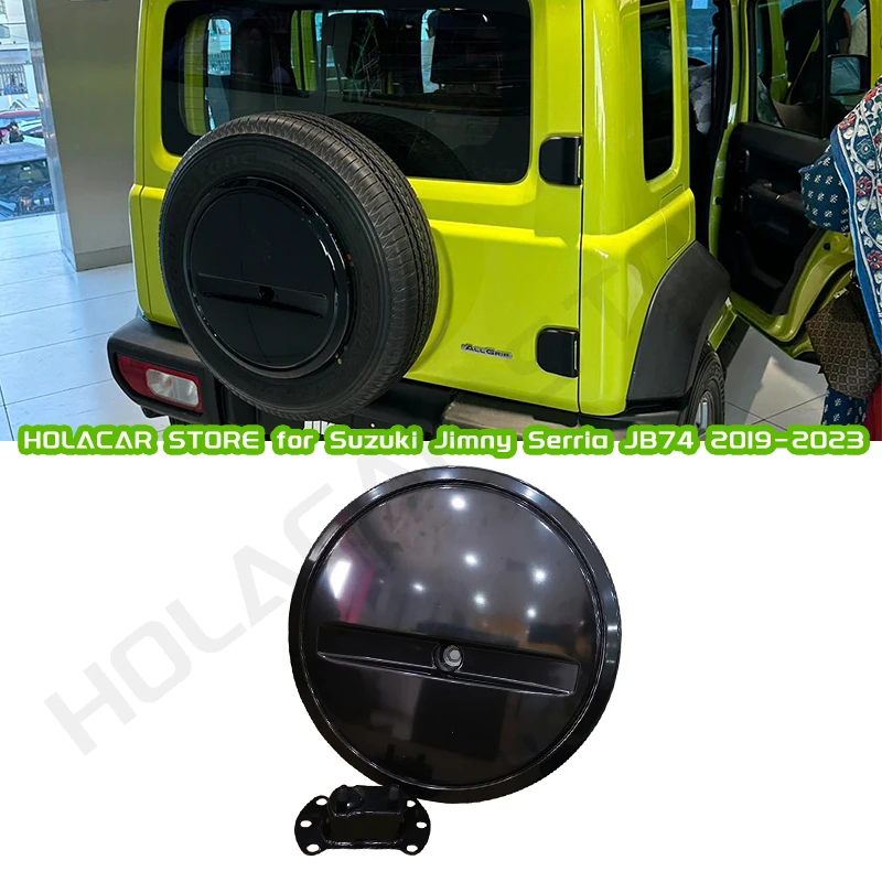 Spare Wheel Cover Hub Turtle Shell for Suzuki Jimny JB64 JB74 2019-2023 ABS Spare Tire Trim Cover Car Exterior Jimny Accessaries