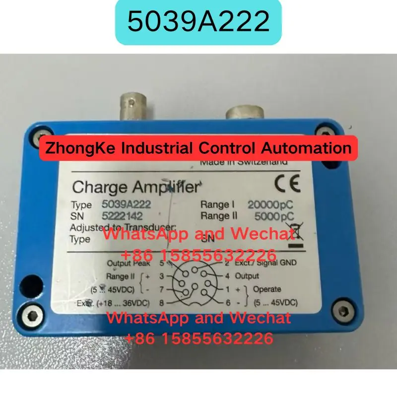 

Использованный усилитель заряда 5039A222. Функциональный тест пройден. Быстрая доставка.