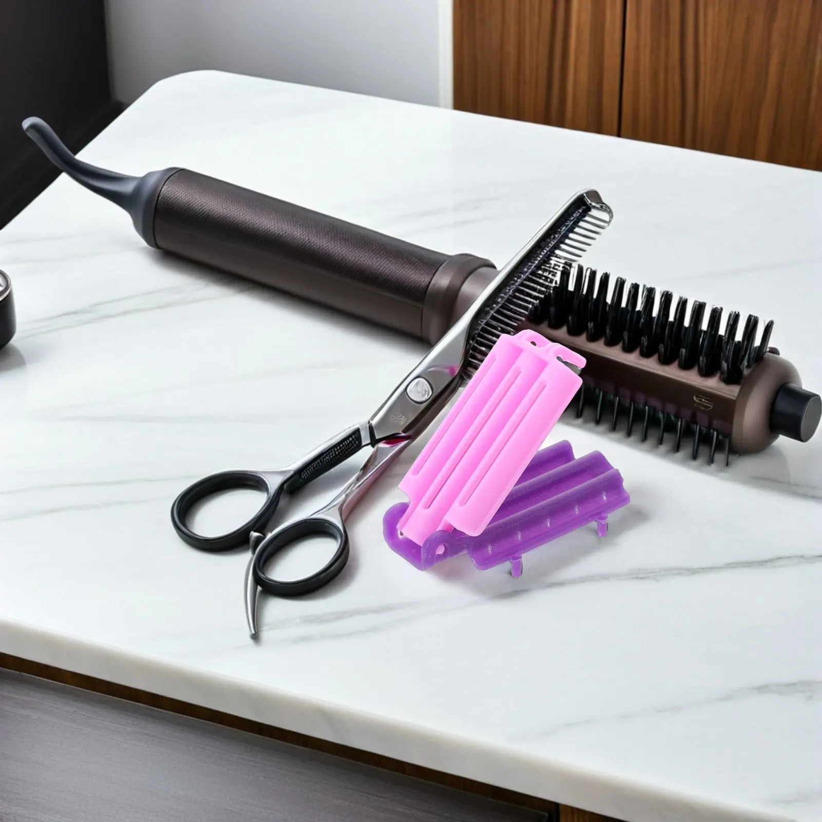 

30Pcs Plastic Curl Rods Hair Root Volume Clips Spiral Perm Rods Hair Curlers Perming Rollers Salon Home Volumizing Clip