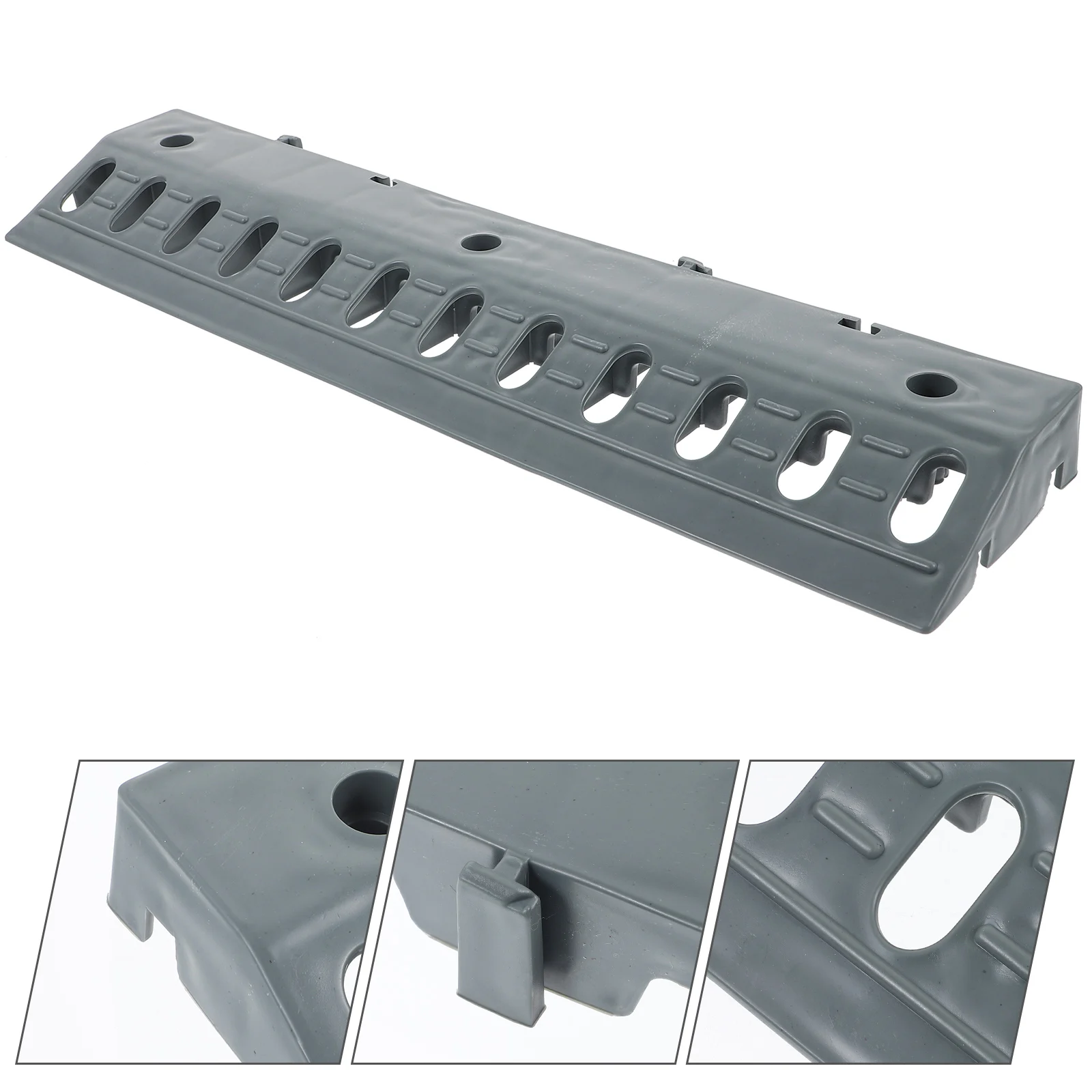 

Wash Grille 3cm Black Garage Car Wash Grille Edge Plastic Grid Mats Non Slip Tile Garage Drain Car Washing Tiles Tiles