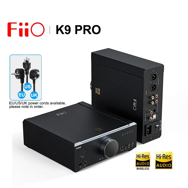 

FiiO K9 Pro Hi-Res HIFI Desktop Headphone Amplifier USB DAC Bluetooth Dual ES9038PRO THX AAA DSD Decoder MQA