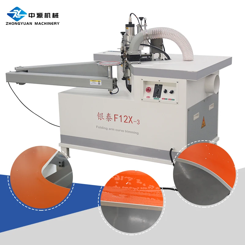 PVC Wood Edge Banding Trimmer Automatic Curve Edge Trimming Machine for Plywood Price