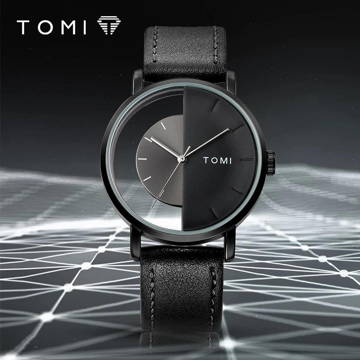 Zegarek kwarcowy TOMI Fashion Simple Hollow Design