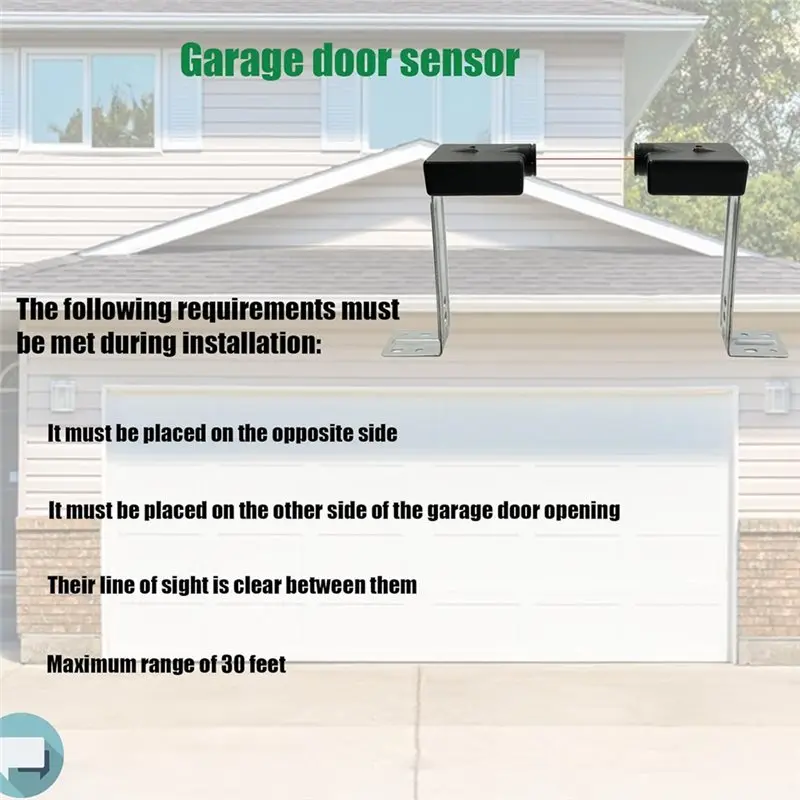 A25P For Genie/Overhead Garage Door Sensor Replacement Bracket, Garage Door Sensors Bracket, GSTB-R STB-BL Garage Sensor