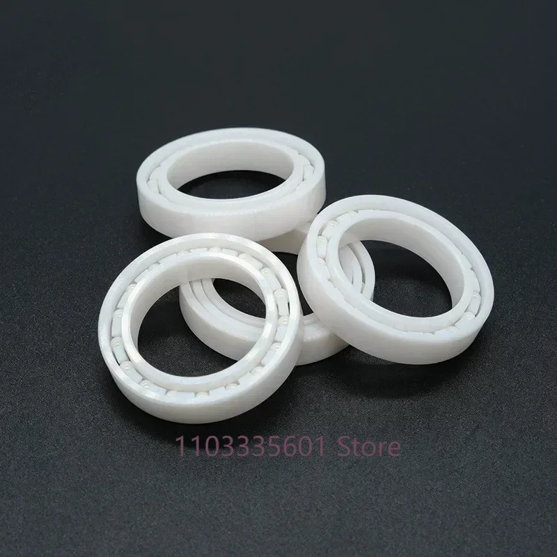 1pcs 608 609 6000 6001 6800 6801 6802 6900 6901 6902 MR117 126 128 74 85 84 63 148 ZrO2 Zirconia Full Ceramic Bearing