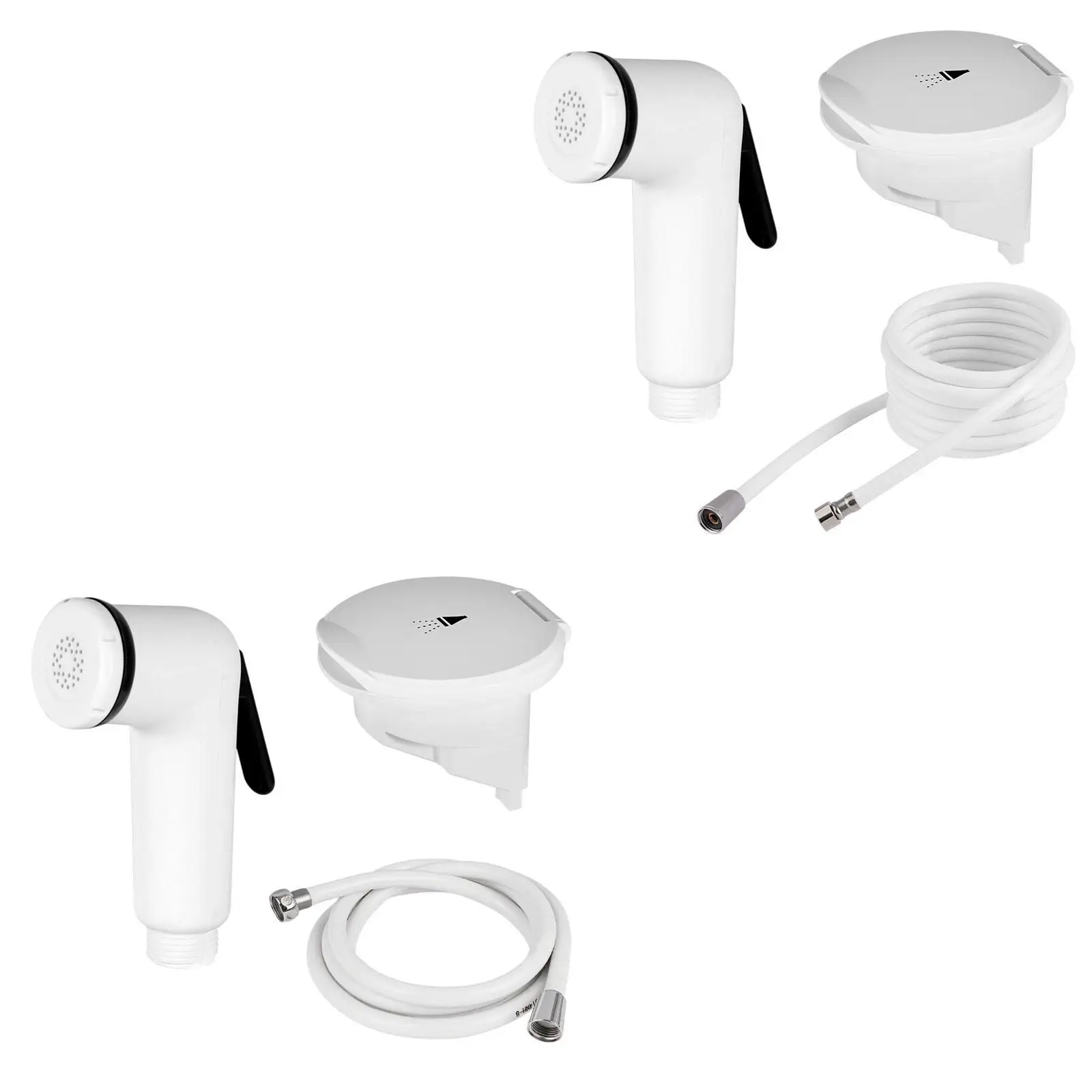 

Generic Handheld Shower Head with Hose Sealing Performance Simple Design Portable Easily Install Replacement Multifunctional