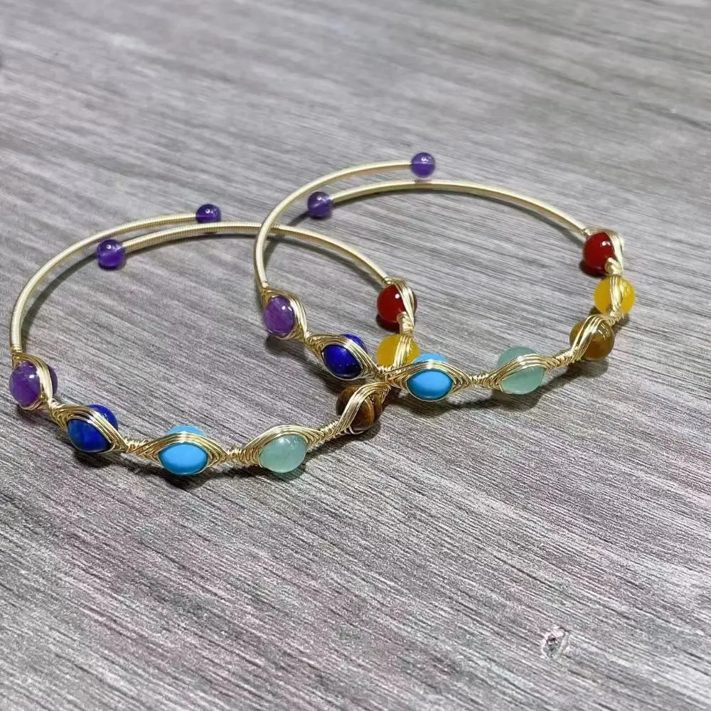 Adjustable Crystal Bead Energy Bracelet