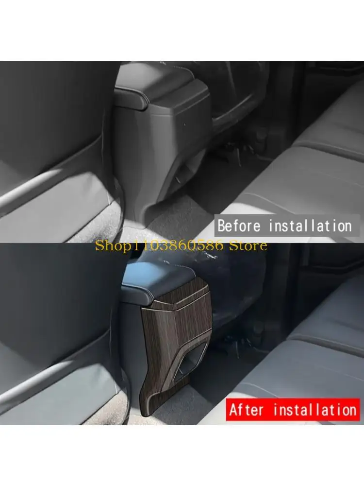 242A Rear Interior Trim Panel Cover with ABS Build, Adhesive No-Cut Design for Daily Cabin Care, Single Panel Accessory