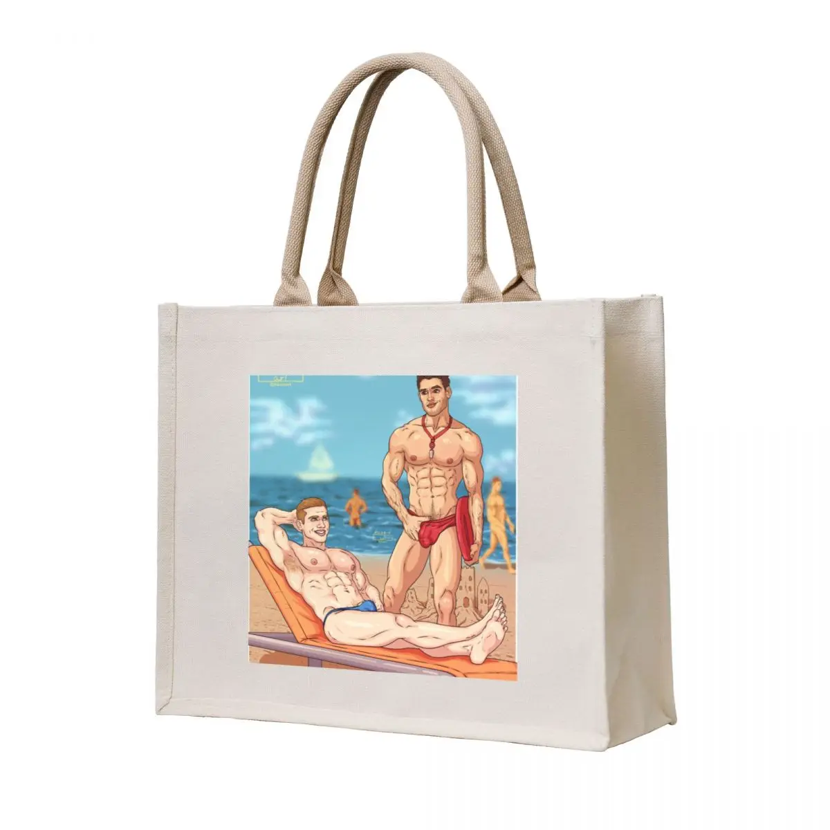 

Buck and Eddie Beach Tote Bag hand bag ladies tote bags cloth bags sacs de shopping shopper bag women
