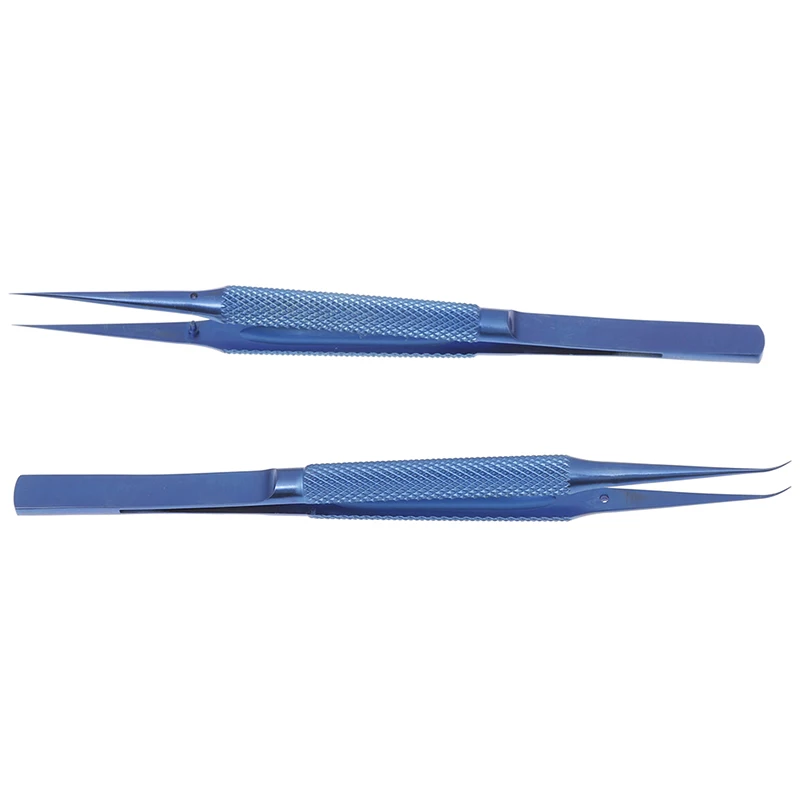 Titanium alloy tweezers repair tool 0.15mm edge precision fingerprint tweezers 1 pcs