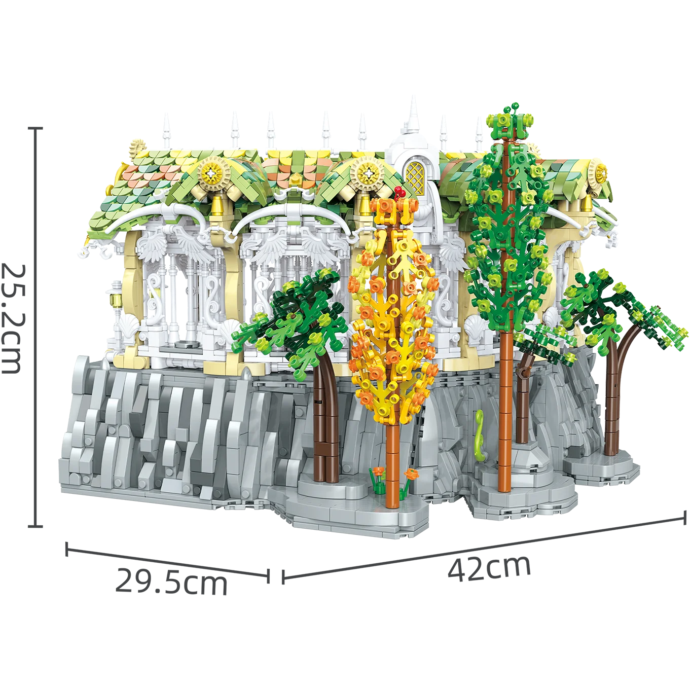 3950 pçs visão técnica corredor moc modular blocos de construção modelo tijolos montagem diy puzzle brinquedo presente natal para meninos crianças