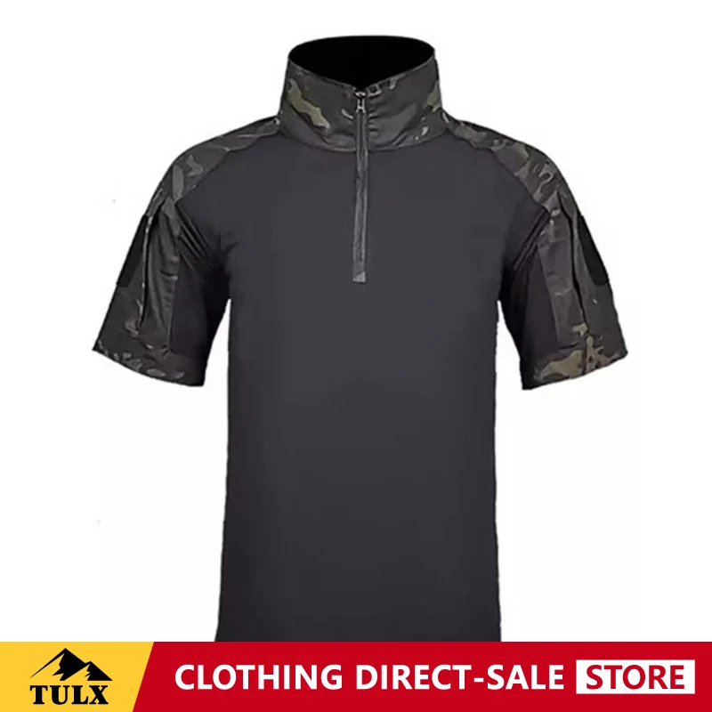 G2 Frog Jacke Sommer Kurzarm Verschleißfester Atmungsaktiver Tarnanzug Outdoor Langarm T-Shirt Trainings-Taktikanzug