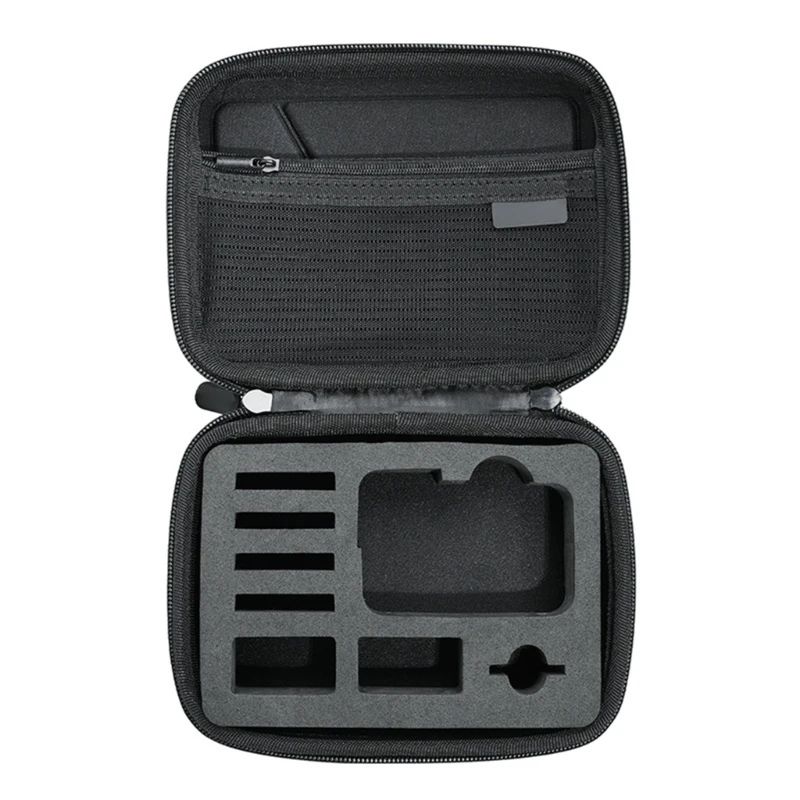 Kamera-Aufbewahrungstasche für Action 3 Action 4 Action 5, Hartschalen-Design mit geformtem Einsatz und Deckeltasche für Zuhause – Detail 8