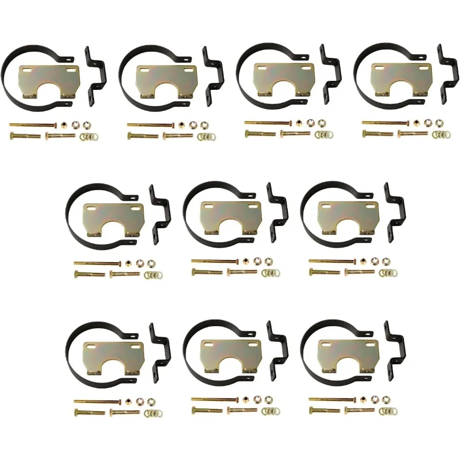 

TORQUE10 PCS Mounting Bracket Kit for AD-9 065225 Air Dryers Replaces Bendix 107695 10 x TR107695 Durable Heavy-Duty Mounting S