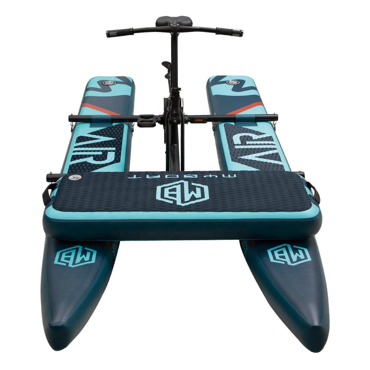 

Custom Inflatable Water Pedal Bike Boat Water Sports Equipment Inflatable Floating Pedal Bicycle Pedal Bikes For Sale