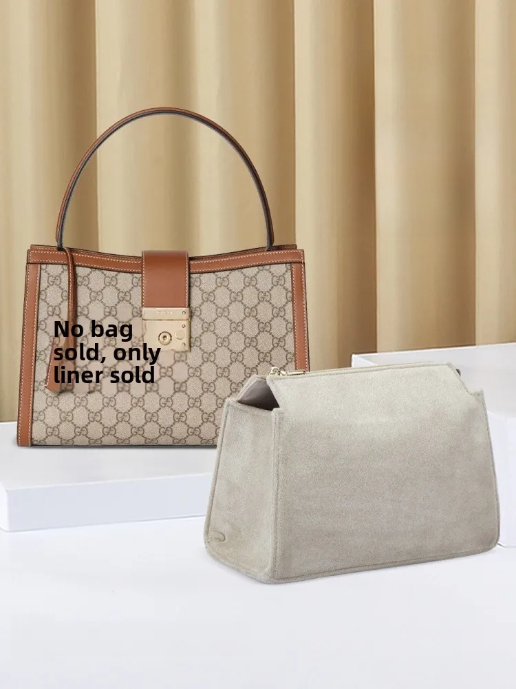 

Новая сумка серии Padlo, внутренняя сумка для хранения, женская замшевая бархатная сумка, однотонный дизайн, сумка-органайзер