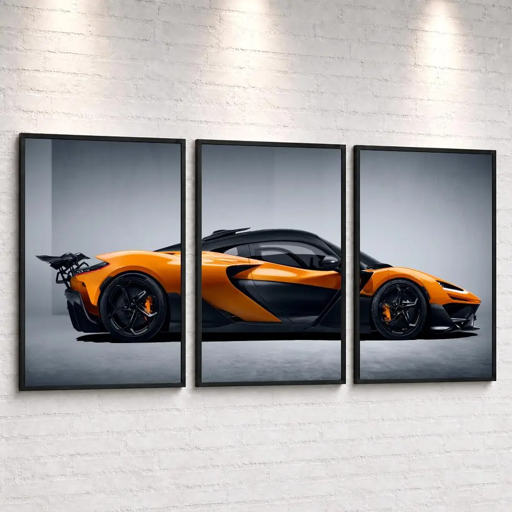 High Performance Car W1 Painting Calligraphy Canvas Poster Set Wall Artwork Prints for Bedroom Living Room Home Decor Gift