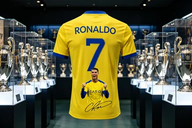 Hot Selling Men's Outdoor Sports T-shirt with Cristiano Ronaldo 3D Print Summer Breathable Training Top for Fans view 2