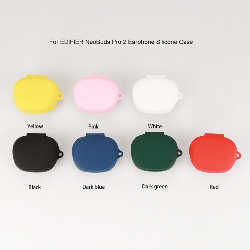 Headphone Protective Case Compatible For EDIFIER NeoBuds Pro 2 Cover Shockproof Shell Washable Housing Anti Dust Silicone Sleeve