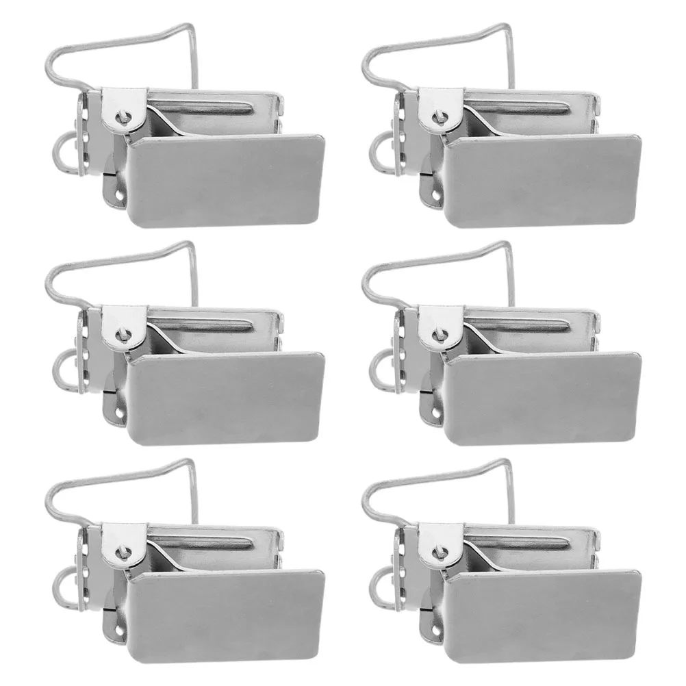 

6Pcs Curtain Clips Heavy Duty Silver Metal Curtain Holders for Rugs Quilts Blankets Home Decor Rug Hangers Tapestry Grippers