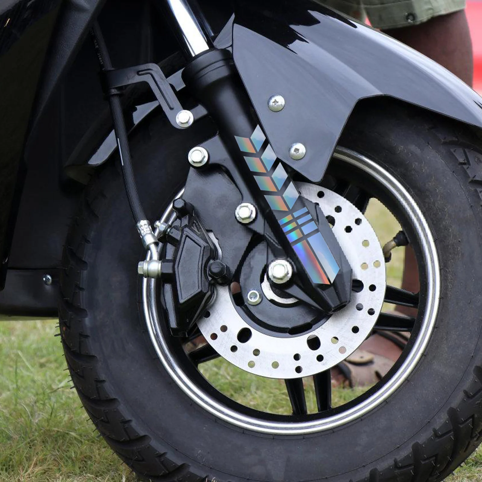 

20Pcs Self-Adhesive Reflective Stickers Motorcycle Car Decorative Decals Nighttime Visibility Durable Bicycle Reflective Strips