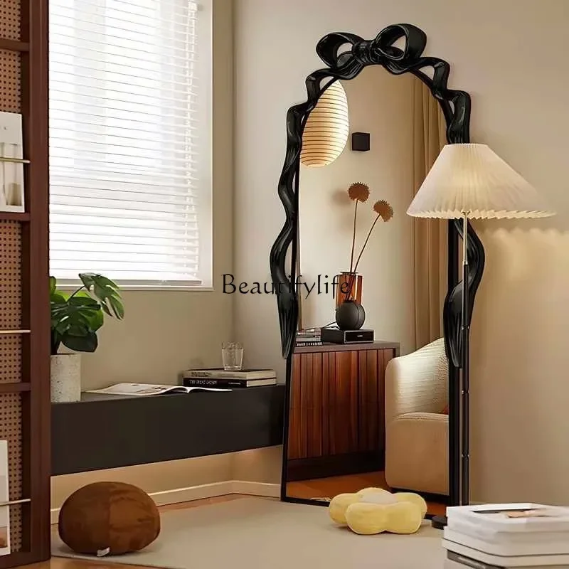 55Special-shaped full-length mirror creative home living room fitting mirror