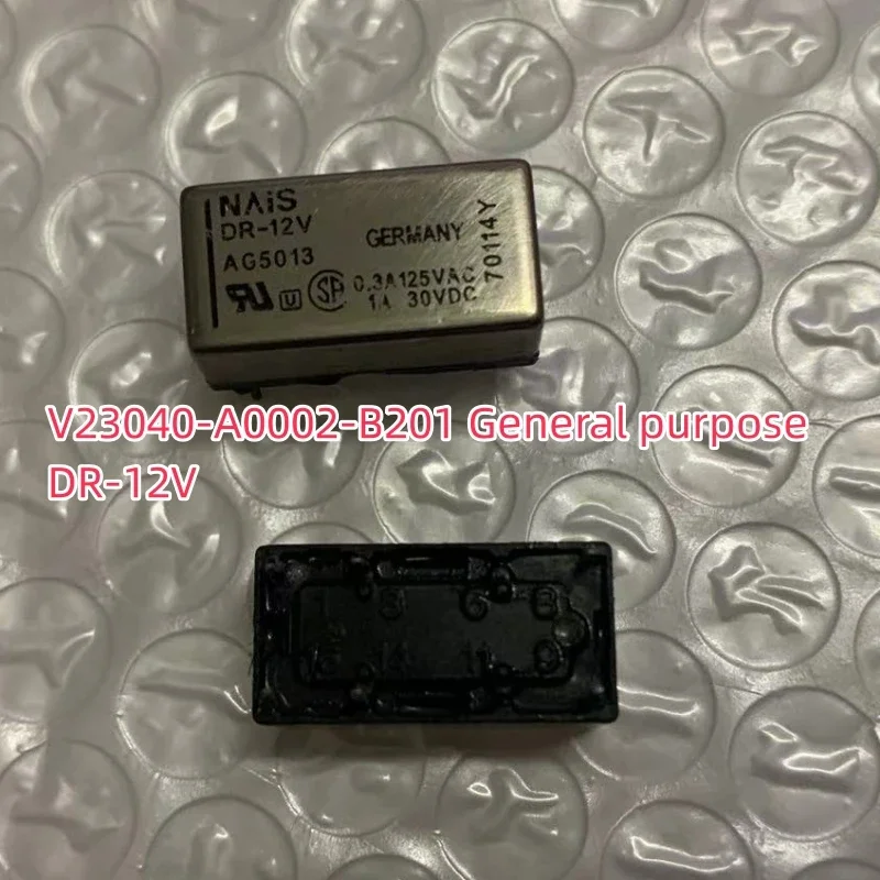 DR-12 replaces V23040-A0002-B201 - a 6-pin 12V iron-case reed relay