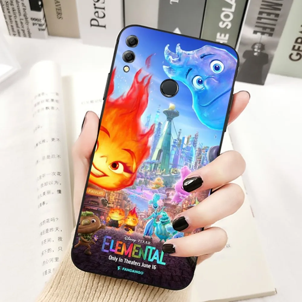 Funda de teléfono Elemental de Disney para Huawei Honor 10 lite 9 20 7A pro 9X pro 30 pro 50 pro 60 pro 70 pro plus