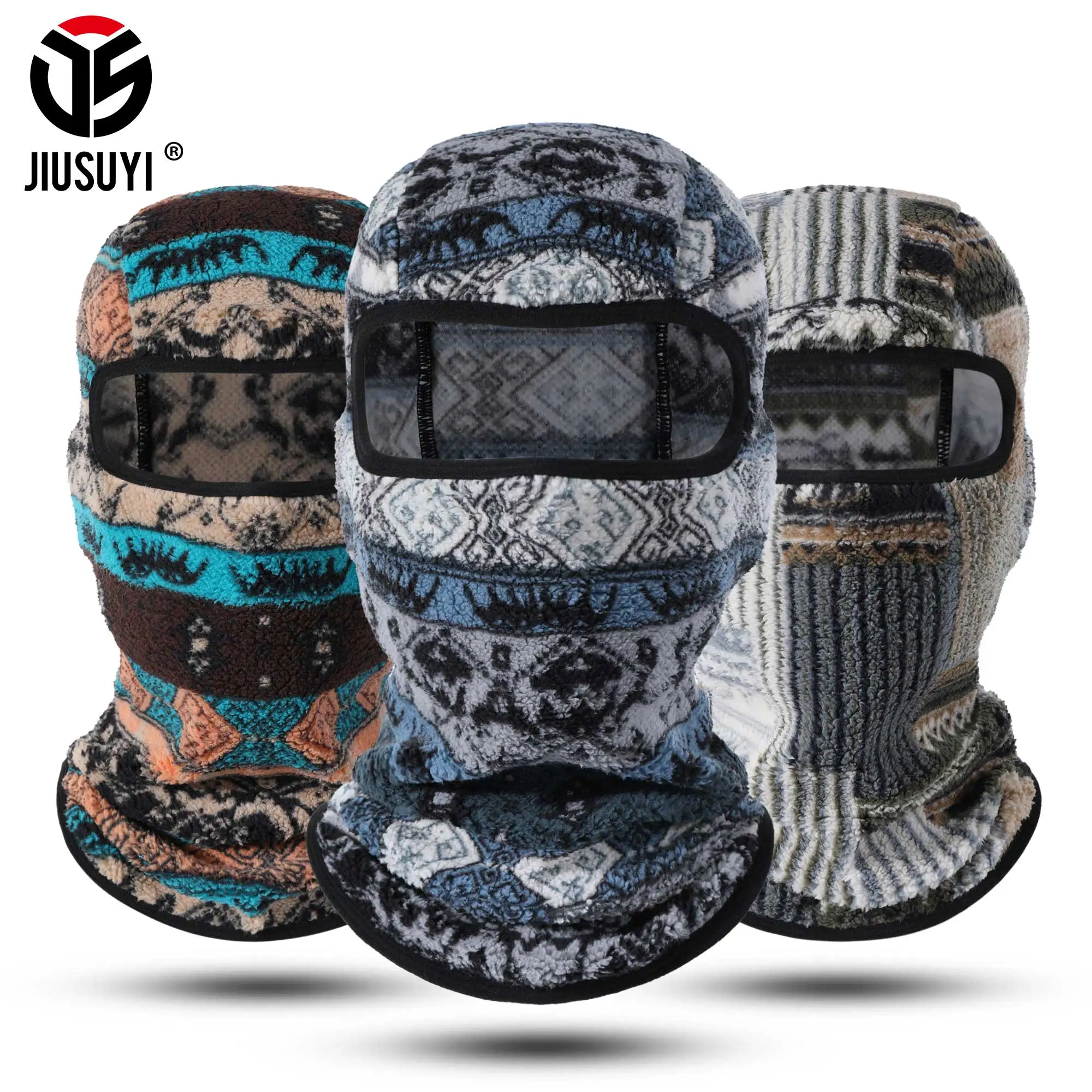 

Cold Weather Balaclava Cap Winter Fleece Thermal Full Face Cover Ski Mask Windproof Neck Warmer Sport Snowboard Cycling Hood Hat