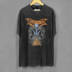 Dismember T-Shirt Like An Ever Flowing Stream Death Metal Entombed Washed Retro Cotton Men's Clothing Short Sleeve Tee Shirt