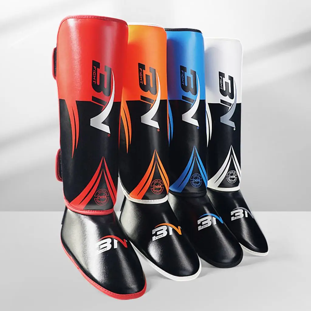 

Compression MMA Shin Guards Kickboxing Protector Pads Soccer Shin Guard Martial Arts Gear for Combat Sports