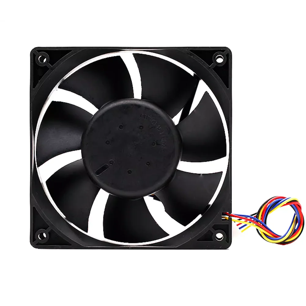 Nieuwe Afb1212she 12038 12Cm 120Mm 1.6a Dc 12V 4Wire Pwm Koelventilator Voor Delta 120*120*38Mm