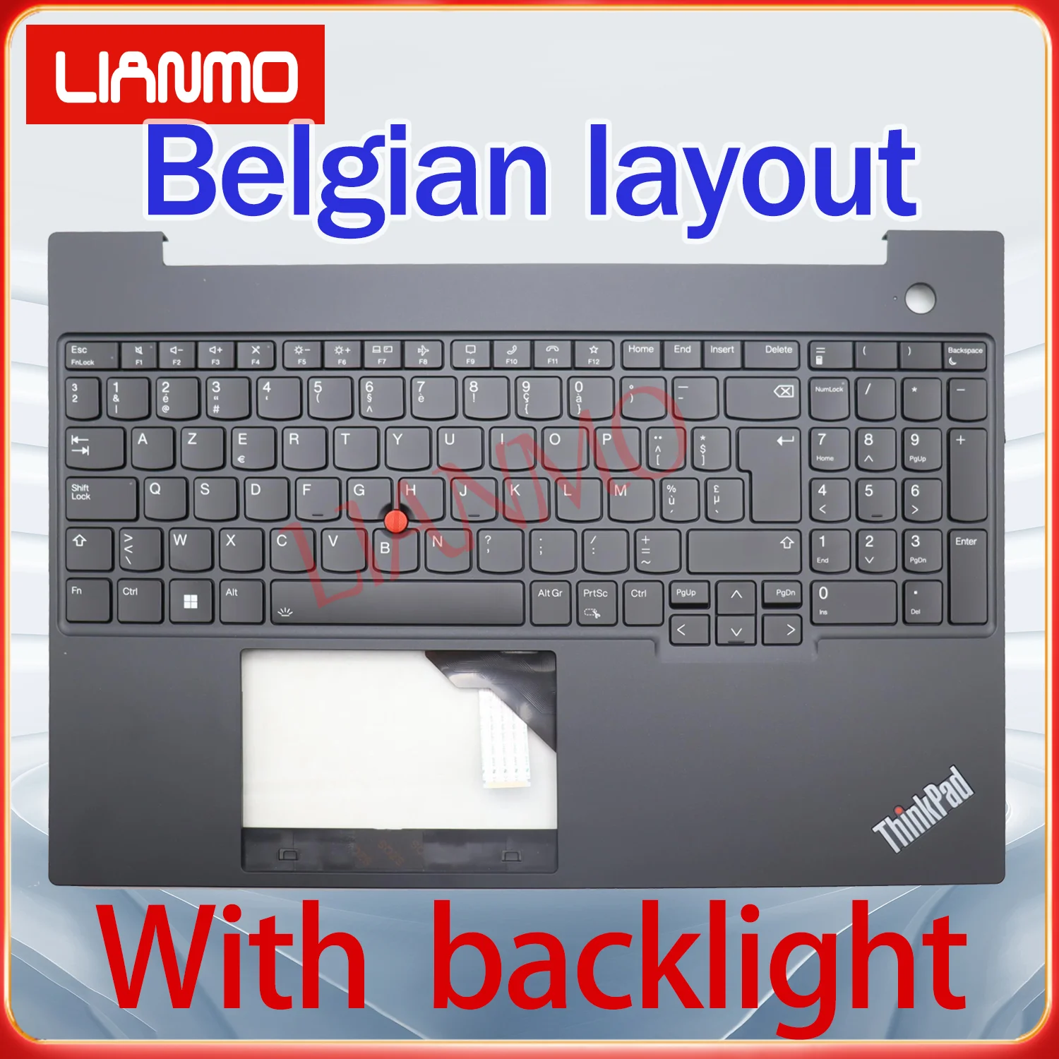 Arabic/Belgian/Bulgarian/Brazil/Canadian French/German/Dansk/UK layout for Lenovo ThinkPad E16 G1 C-shell backlight keyboard