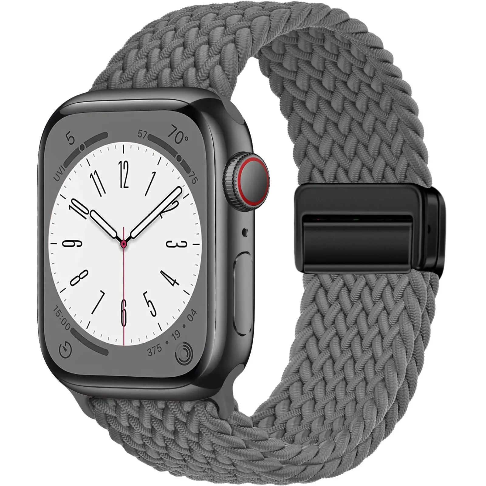 Geflochtenes Armband für Apple Watch Band 44 mm 40 mm 45 mm 49 mm 41 mm 38 Schnallenarmband iWatch Serie SE 7 3 6 8 9 Ultra 2 Magnetarmband