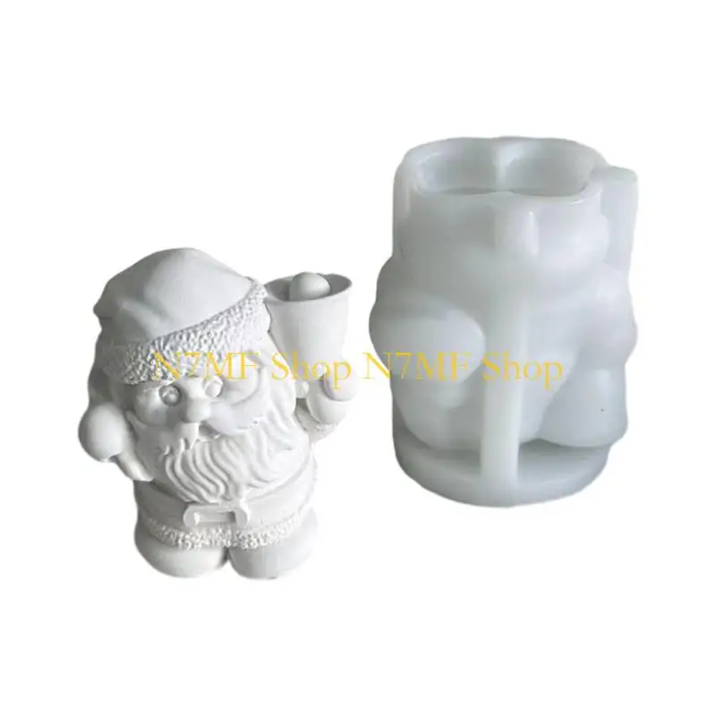 N7MF Creative DIY Santa Silicone Morn