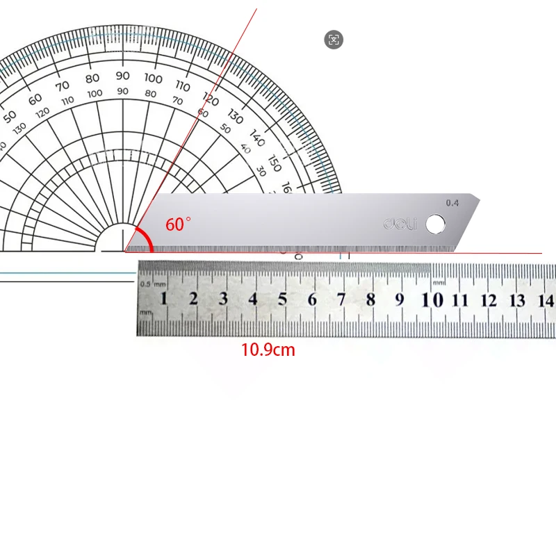 DELI 18mm Utility Knife Blade Carbon Steel Non-lined 10/20/30PCS Cutting Blade DIY Tool Carving Blades For Student Office