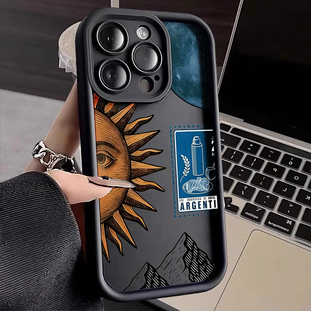 Luxus-Silikonhülle mit Sternen- und Mondmotiv für iPhone 16 13 11 17 Pro Max Hüllen iPhone 12 13 ProMax 14 15 Plus 7 8 XS XR Stoßfeste Schutzhülle – Detail 6