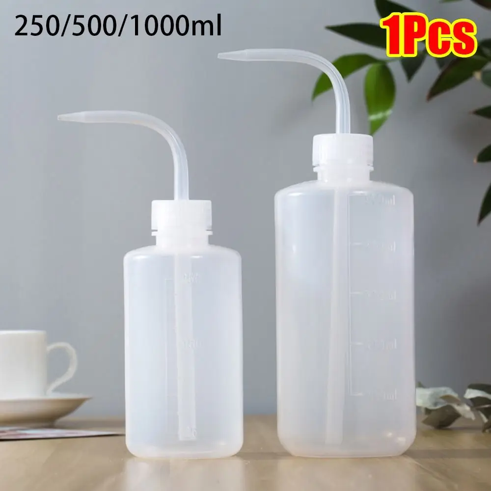 1Pcs Washing Clean Wash Bottle White Measurement Laboratory Measuring Bottles Plastic 250/500/1000ml Tattoo Squeeze Bottle