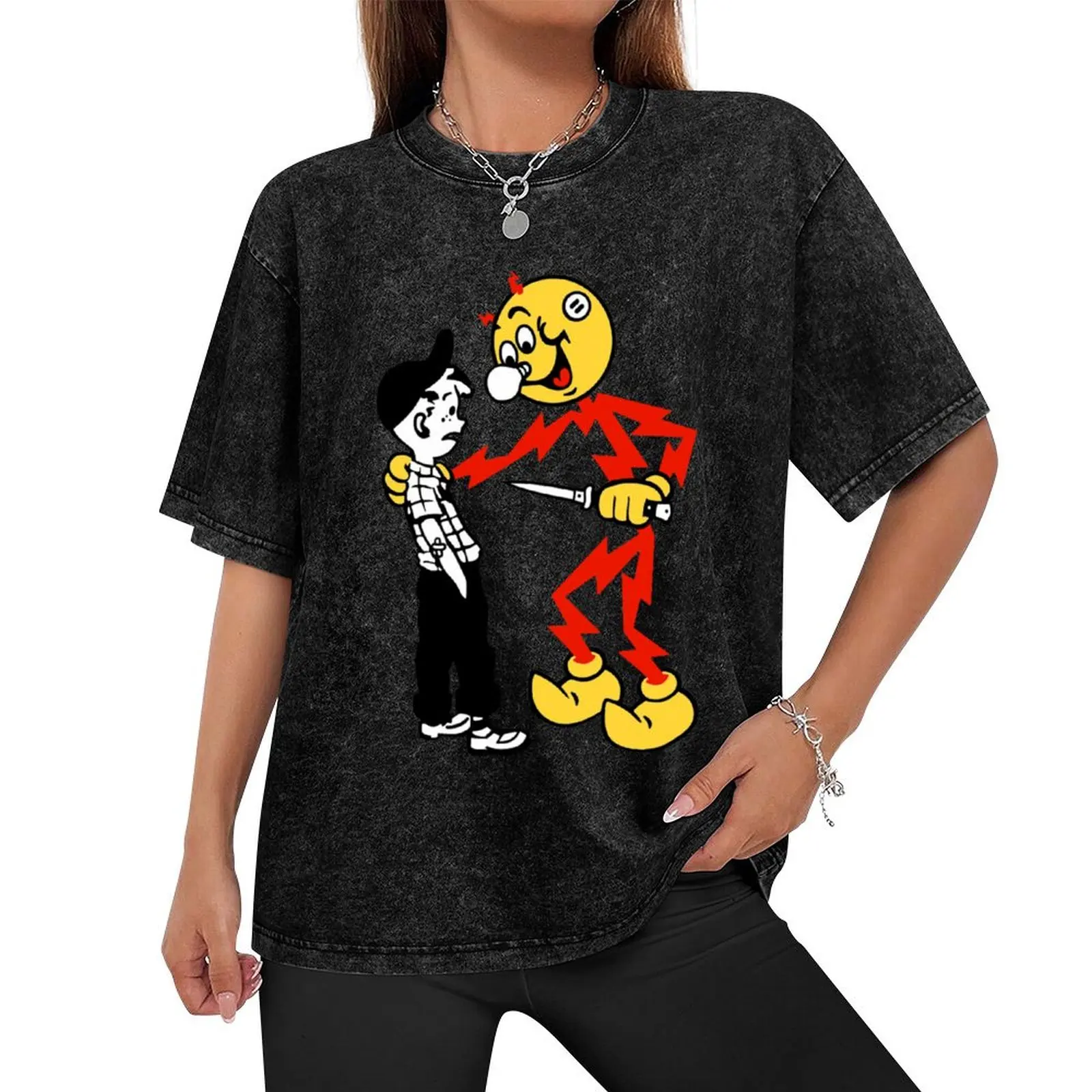 Reddy Kilowatt danger T-Shirt oversized designer shirts vintage clothes sublime mens t shirts top quality