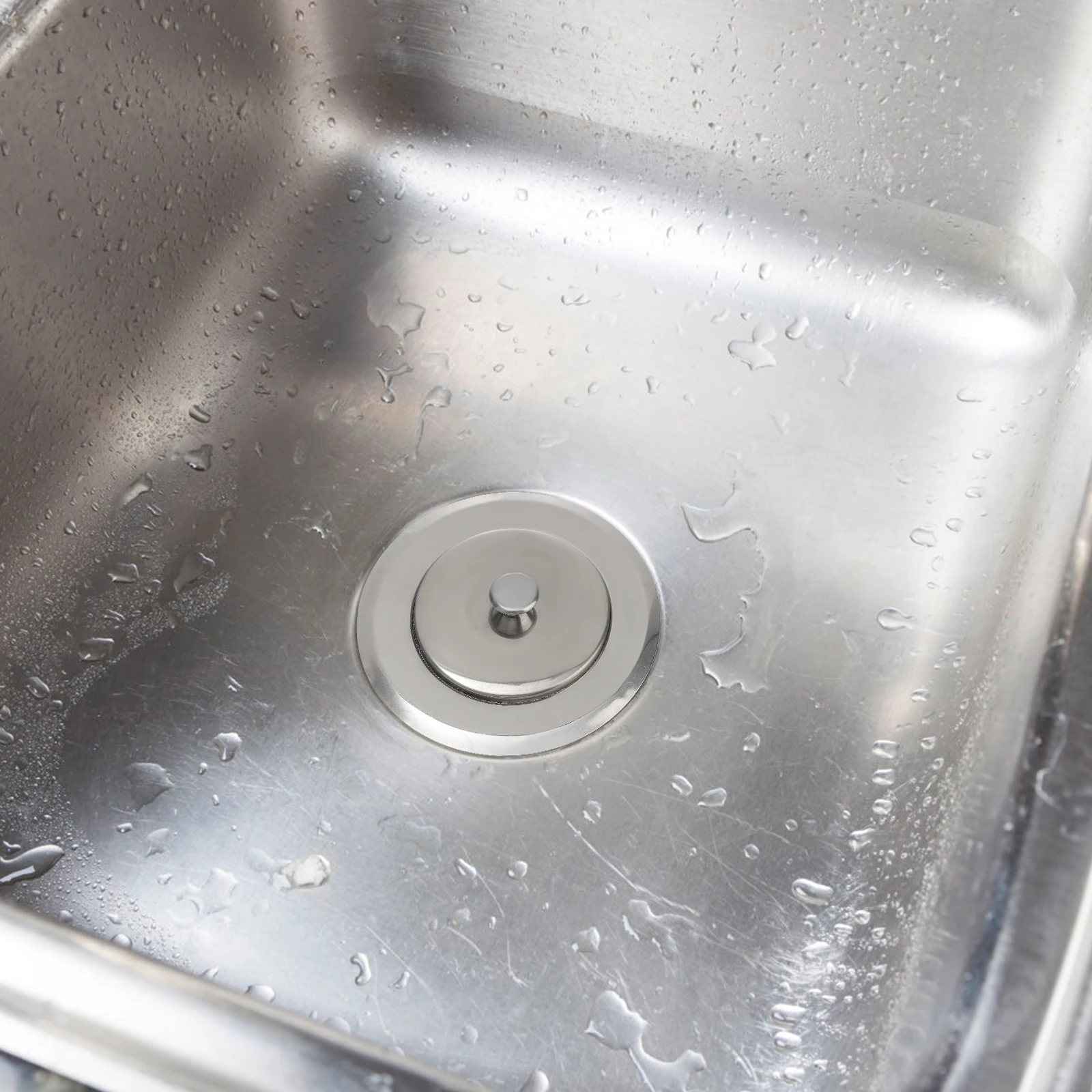 

2 Sets Kitchen Sink Filter Stainless Steel Drain Strainer Metal Sifter Faucet Filters Durable Heat Resistant Easy Install