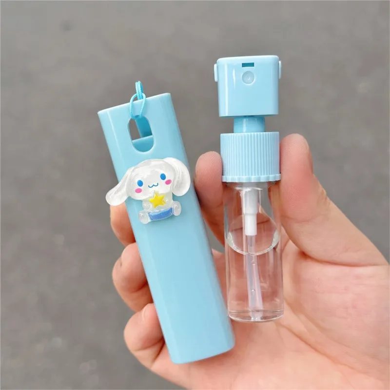 Kuromi Sanrio Spray Bottle Cartoon Anime Student Travel Portable Cosmetics Cinnamoroll My Melody Perfume Alcohol Press Bottled