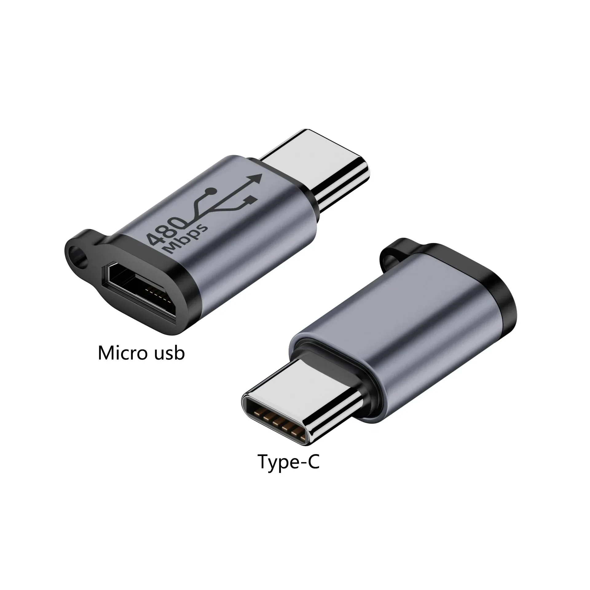 Type C Female naar Mini USB/Type C Female naar Micro USB/Micro USB Female naar Type C/Micro USB Female naar Mini USB Connector Adapter
