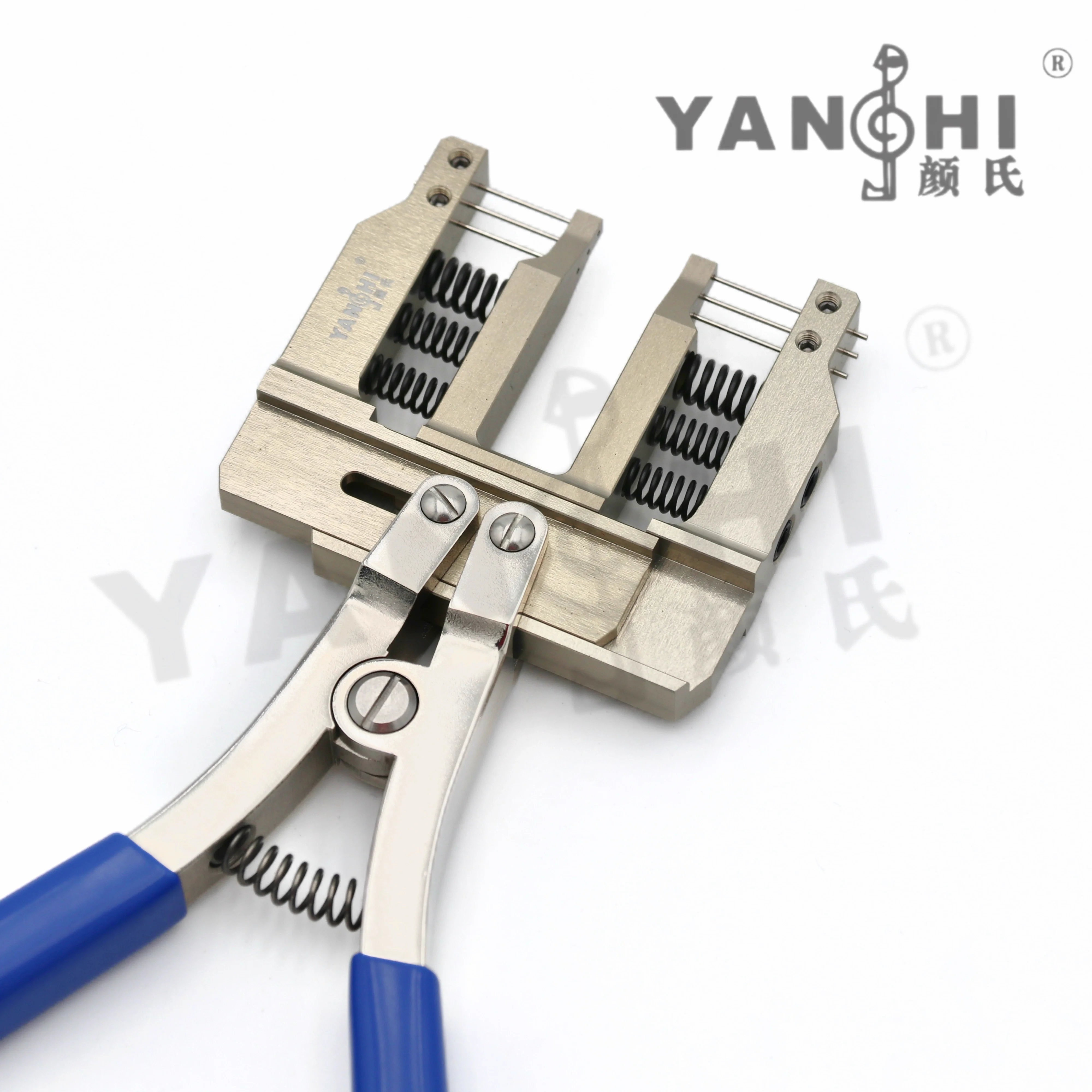 Double sided 6-pin tuning pliers piano repair tool clamp type needle arrangement